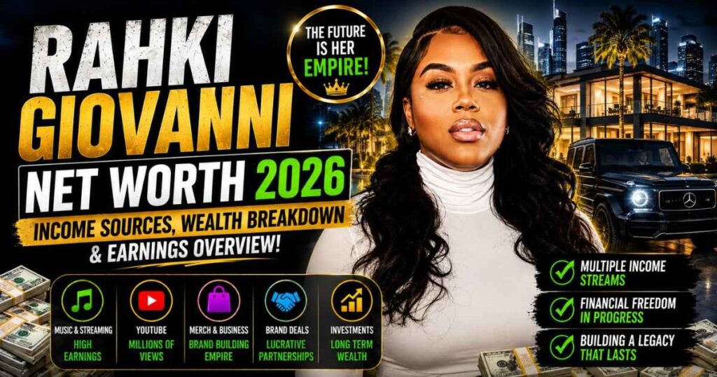 Rahki Giovanni Net Worth 2026: Income Sources, Wealth Breakdown & Earnings Overview
