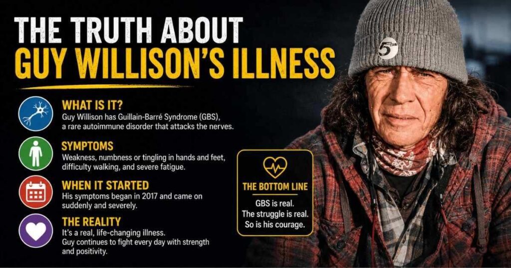 What is the truth about Guy Willison’s illness?